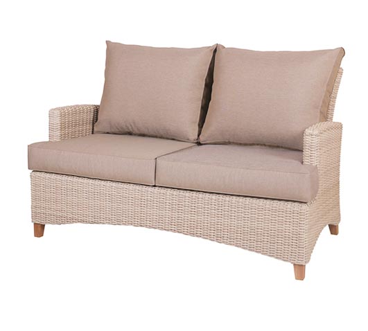 2 seater sofa Venice Wicker Teak Wholesale Teak Outdoor Furniture Sydney Australia