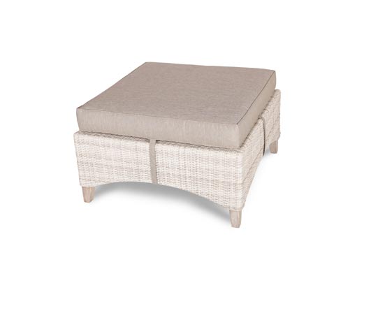 Ottoman Venice Wicker White Wash Teak Wholesale Teak Outdoor Furniture Sydney Australia